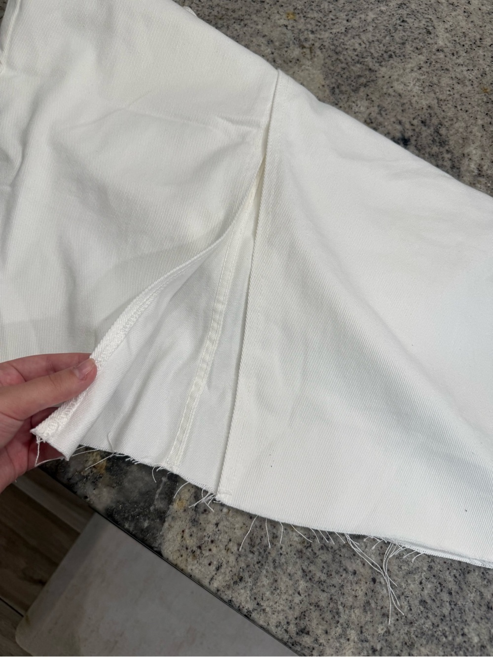Women's White Maxi Front-Slit Skirt - Picture 5 of 5
